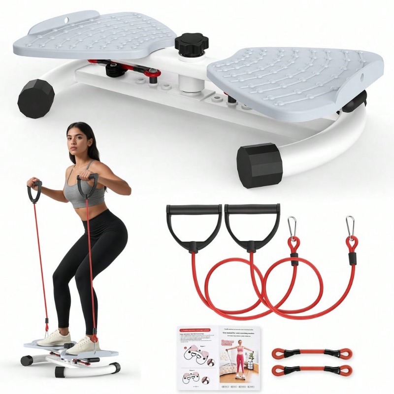 Home Gym Essentials - Regulowany stepper obrotowy z regulacją oporu