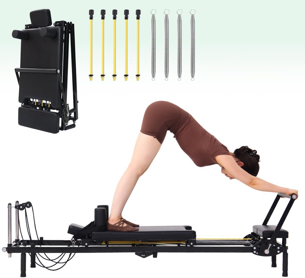 Home Gym Design - Składany sprzęt do pilatesu, 2-w-1 z