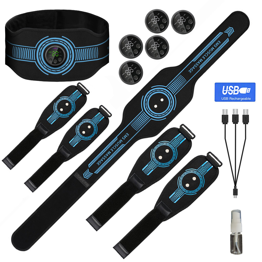 Home Gym Essentials - USB akumulator trener mięśni brzucha pas