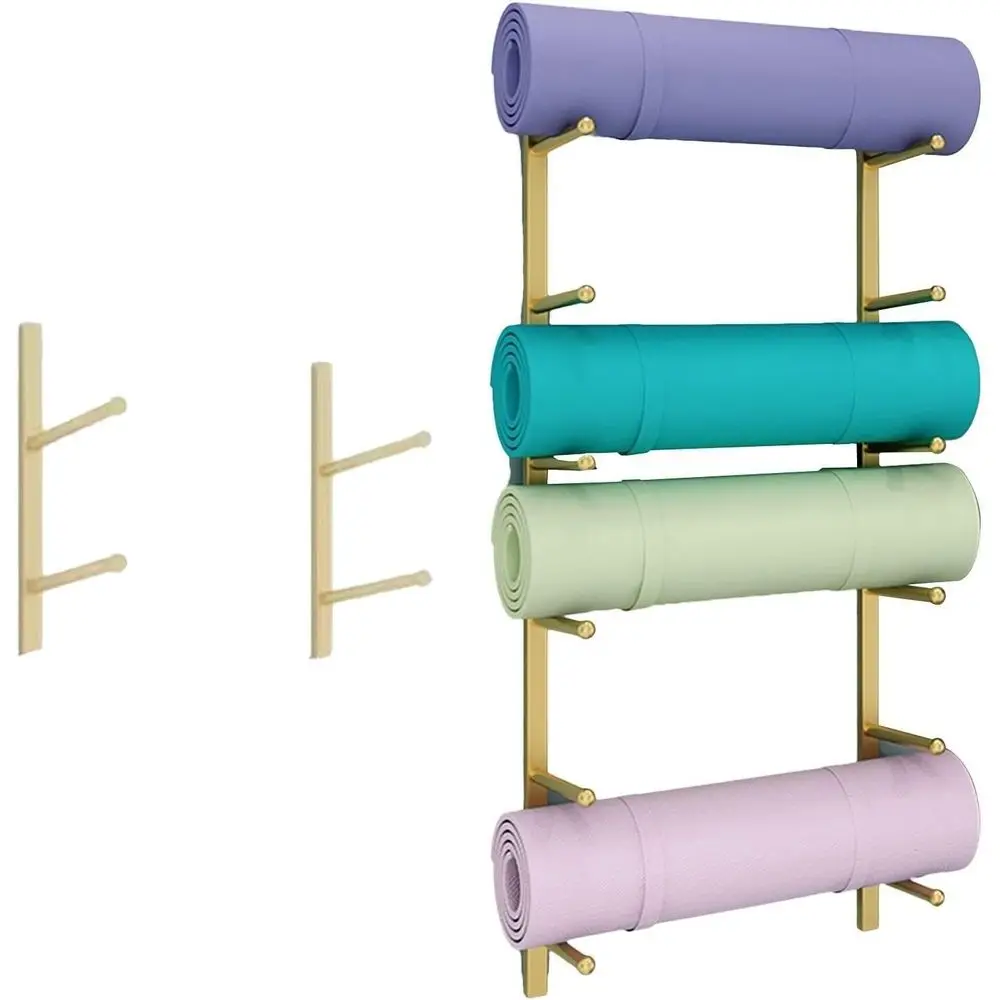 Home Gym Yoga Mat - Metalowy regał na ścianę do ćwiczeń