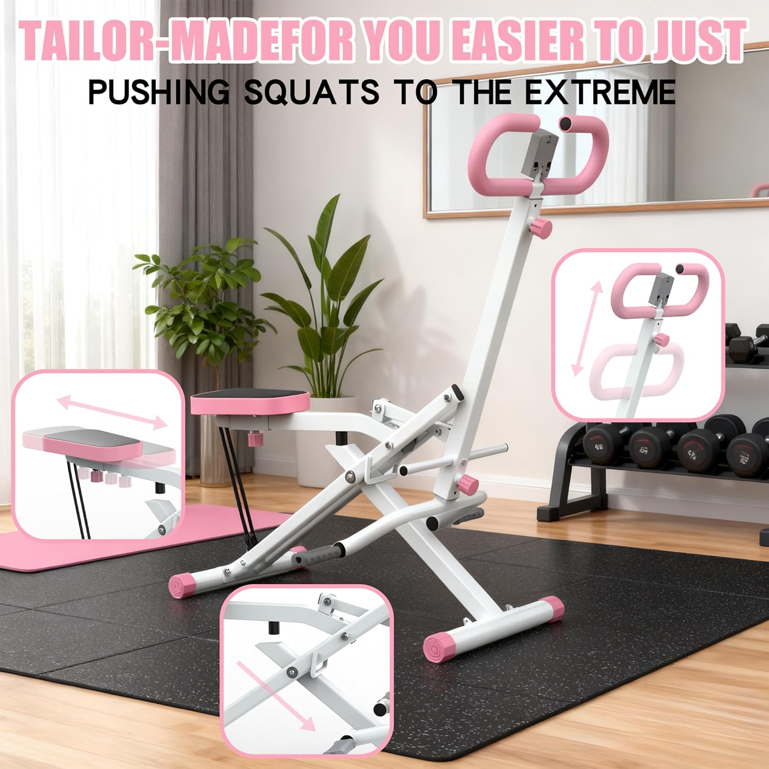 Maszyna do przysiadów do domu, – Home Gym Hip Thrust Machine recenzja i cena