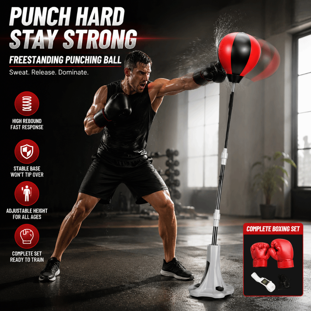 Stojący worek bokserski do tre – Boxing Bag Stand recenzja i cena
