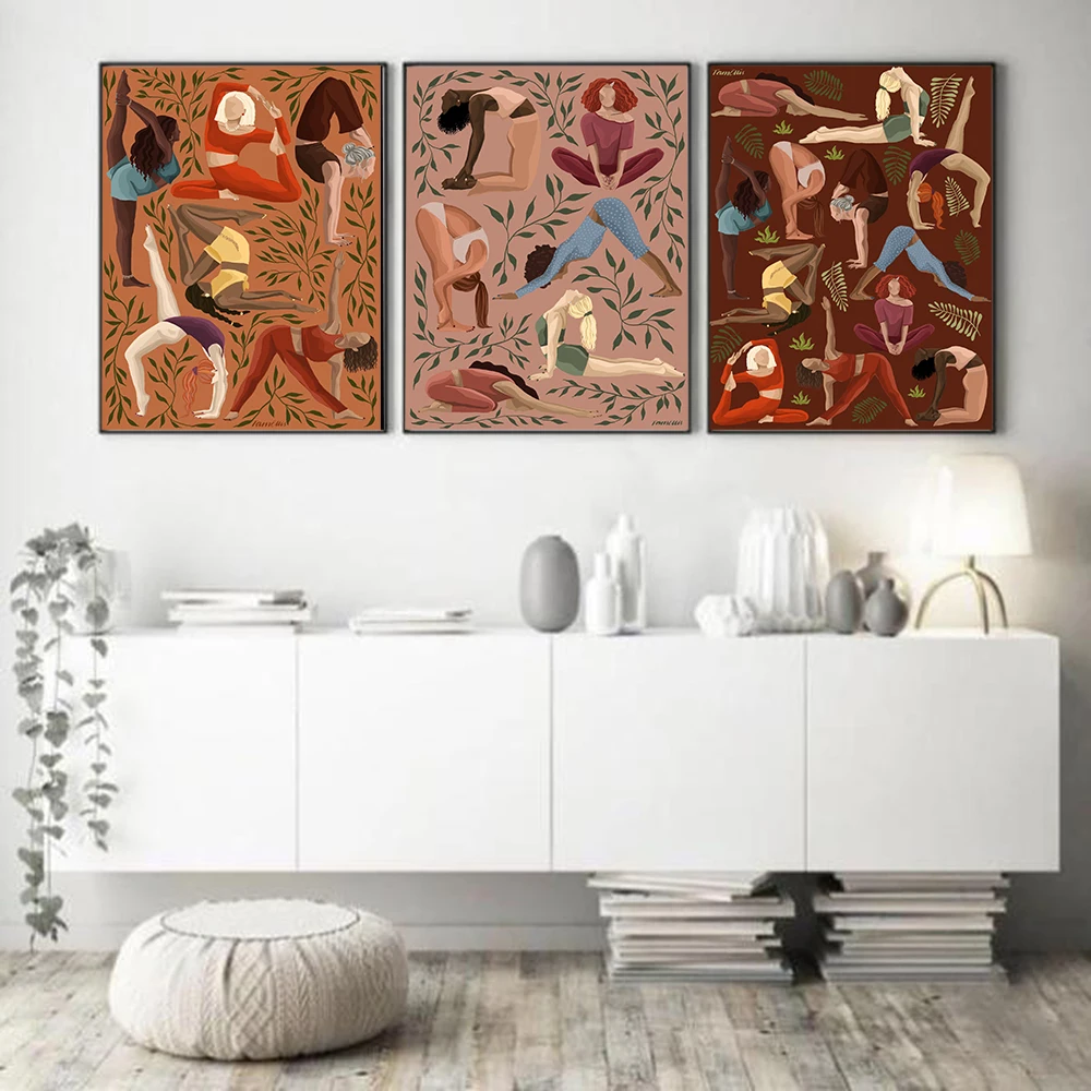 Vintage Yoga Moves Poster Canv – Home Gym York recenzja i cena