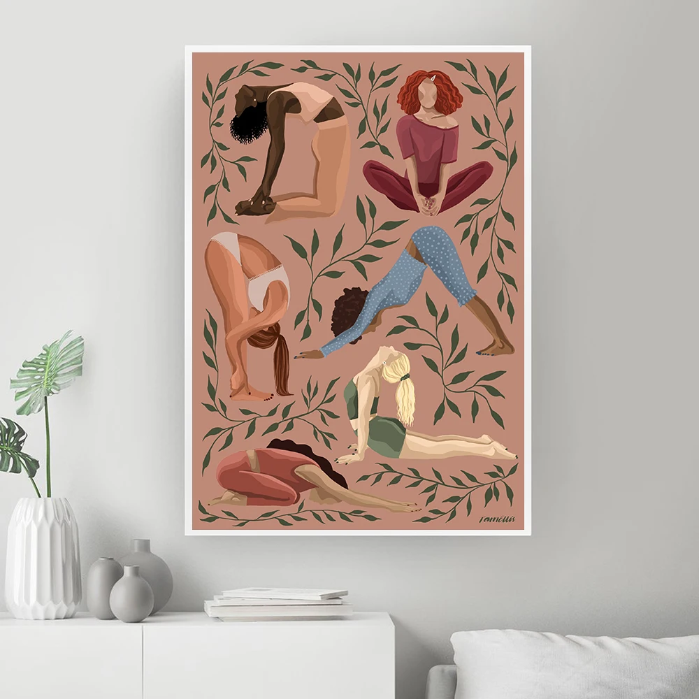 Vintage Yoga Moves Poster Canv – Home Gym York recenzja i cena