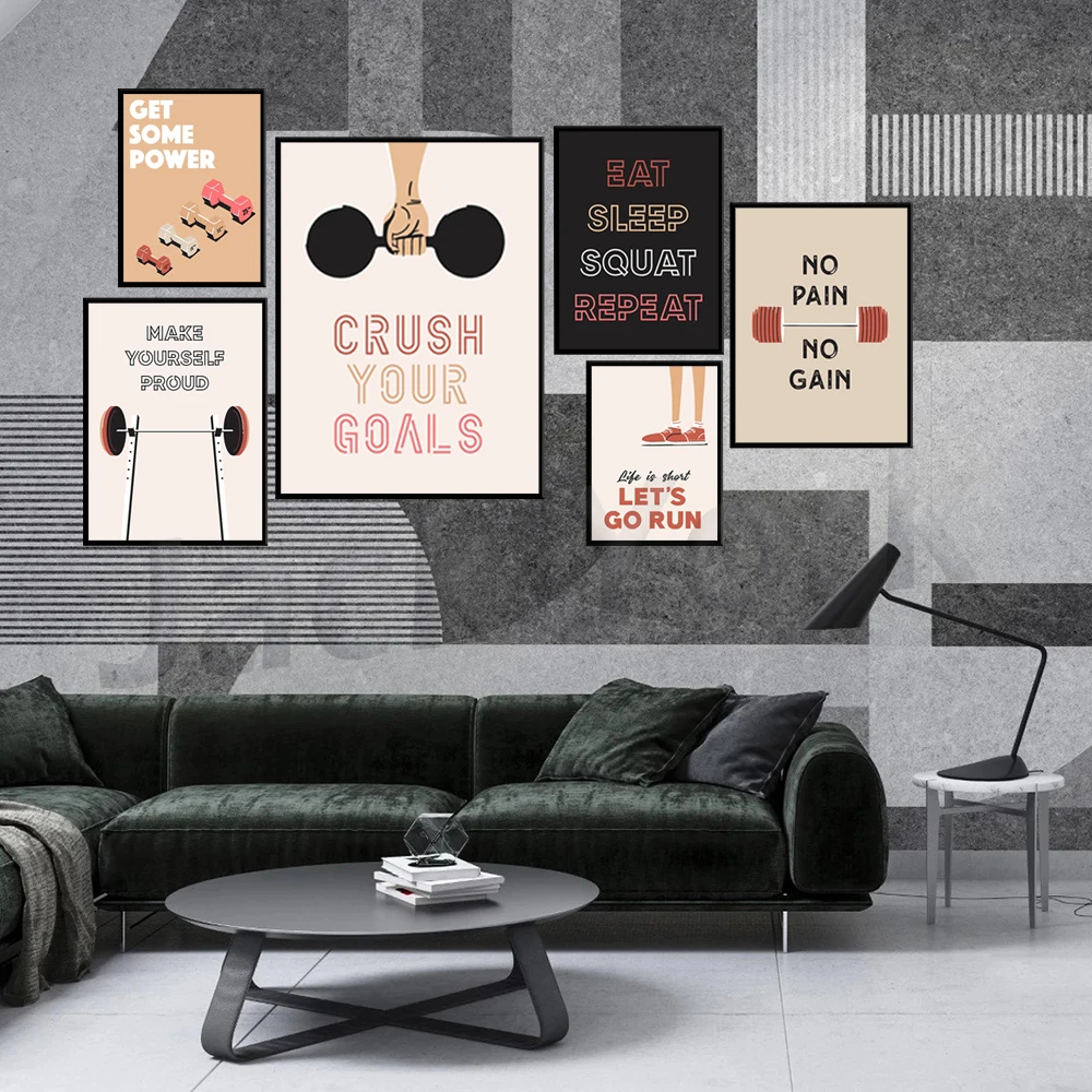 Home gym wall art, Gallery Wal – Home Gym York recenzja i cena