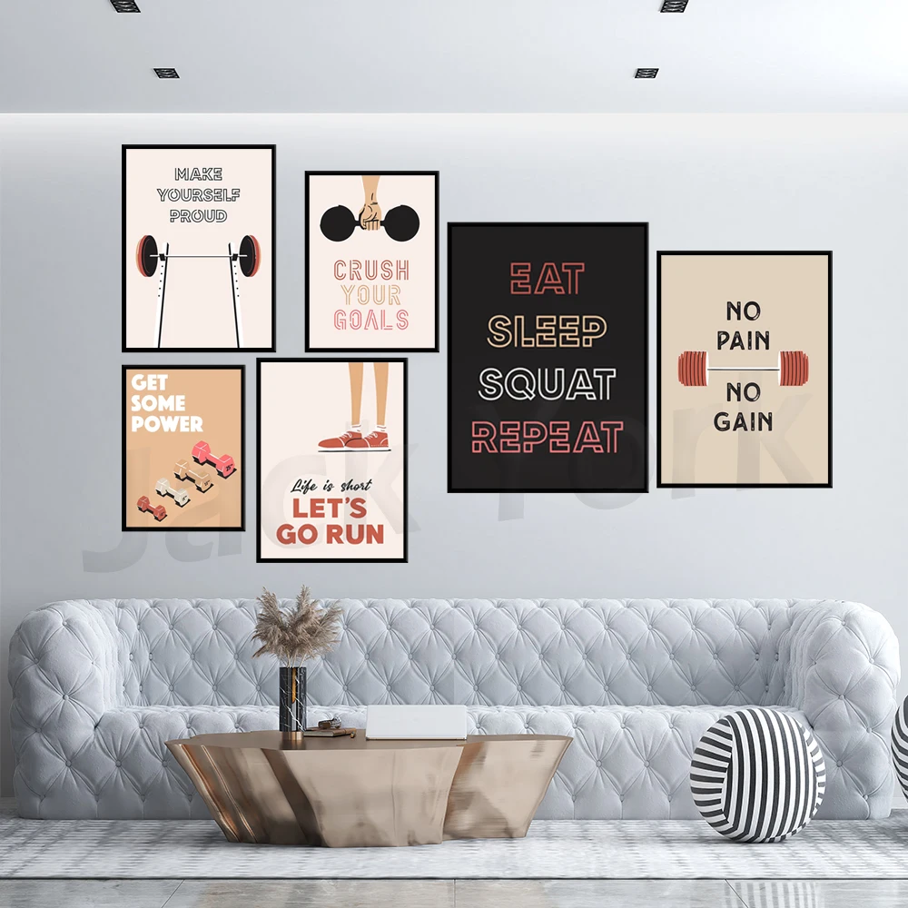Home gym wall art, Gallery Wal – Home Gym York recenzja i cena