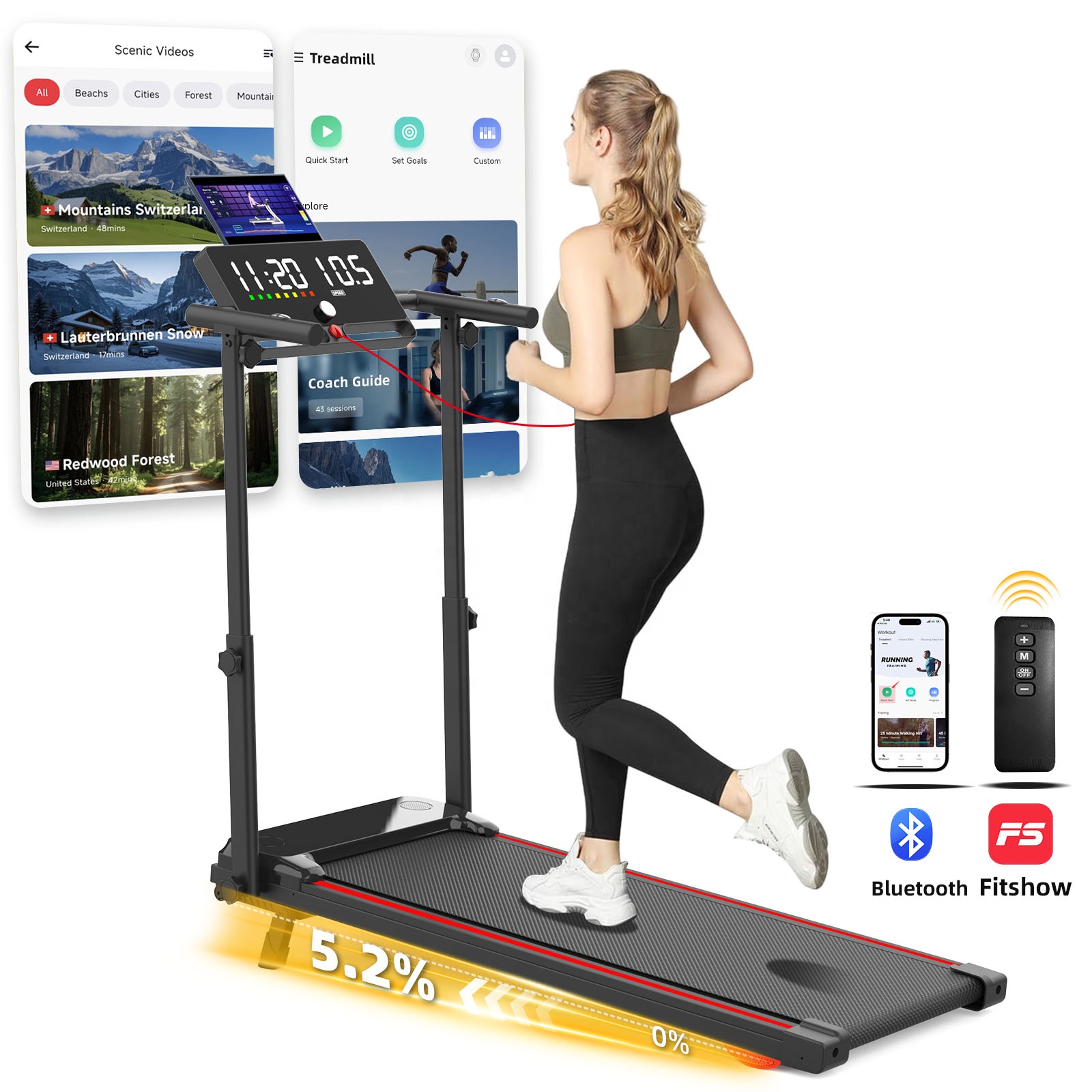 Tania składana bieżnia, przeno – Home Gym Price recenzja i cena