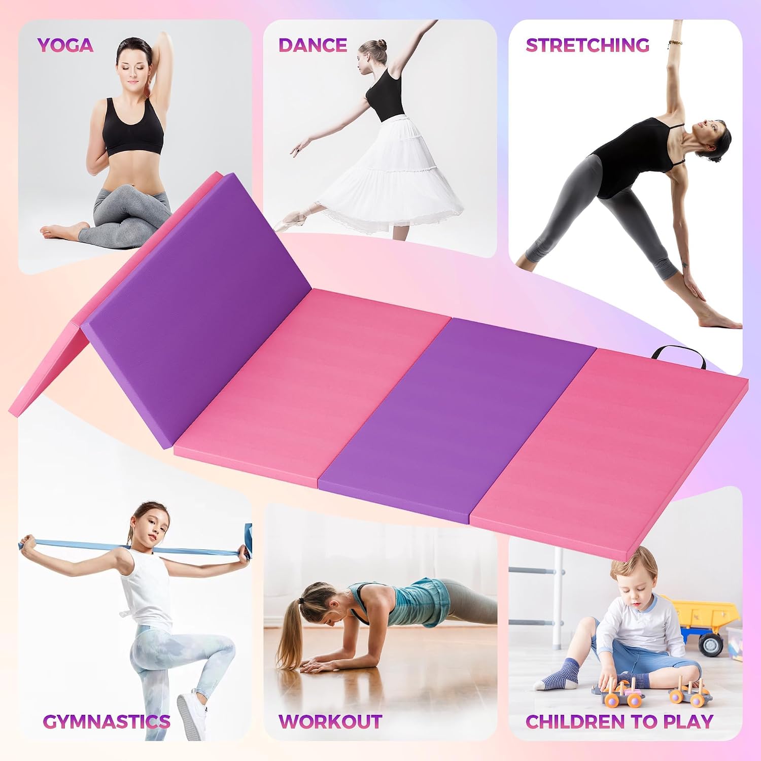 Składana mata do jogi i gimnas – Home Gym Yoga Mat recenzja i cena