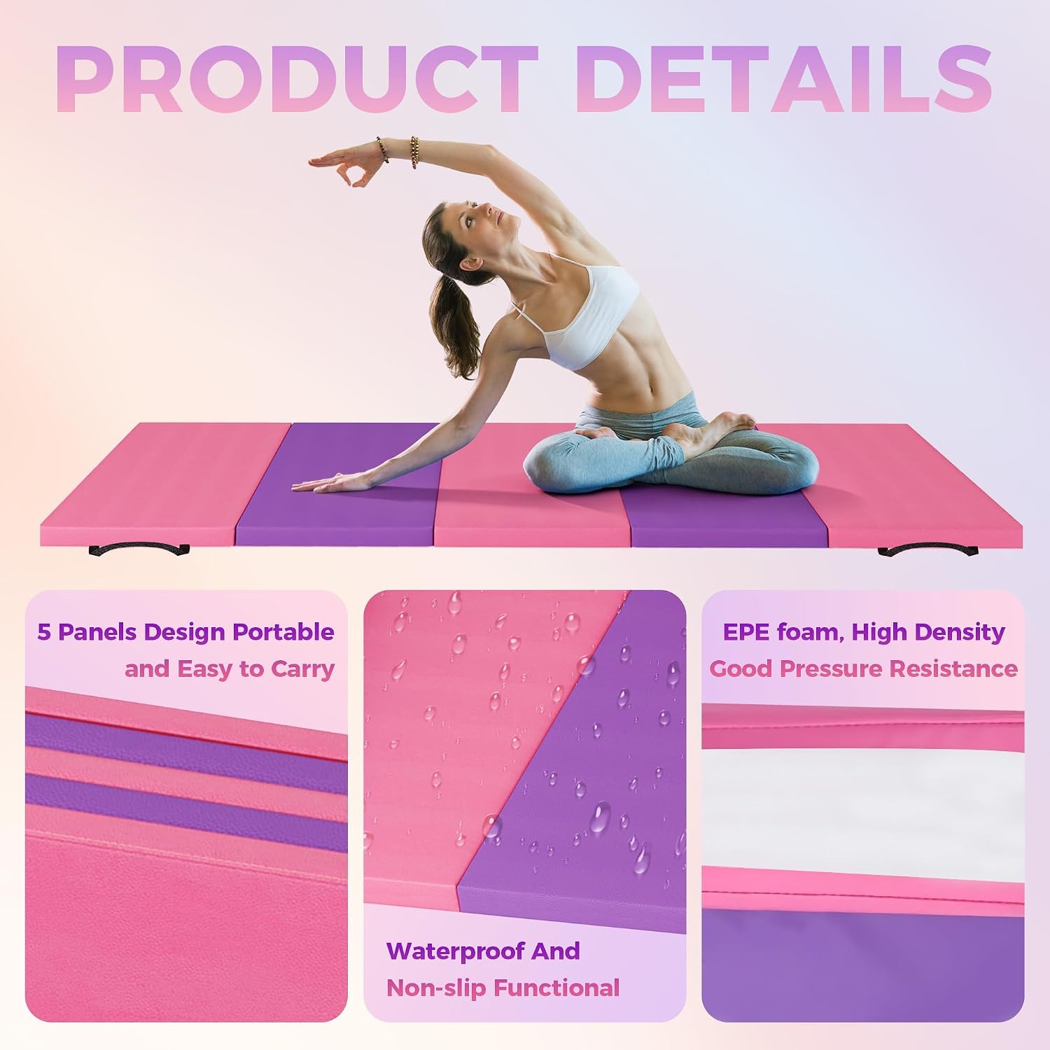 Składana mata do jogi i gimnas – Home Gym Yoga Mat recenzja i cena