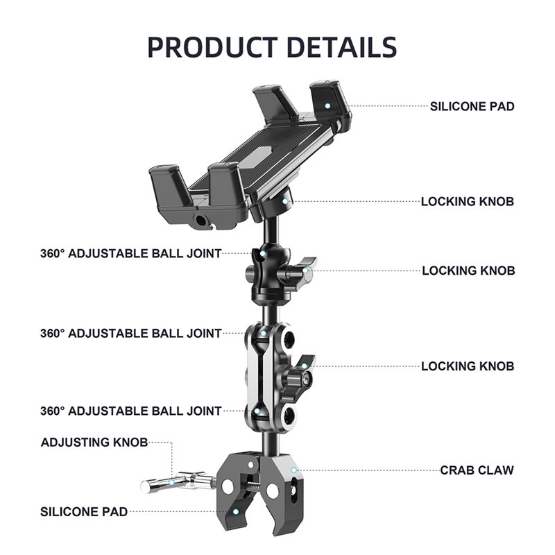Regulowany uchwyt na telefon A – Home Gym Video recenzja i cena