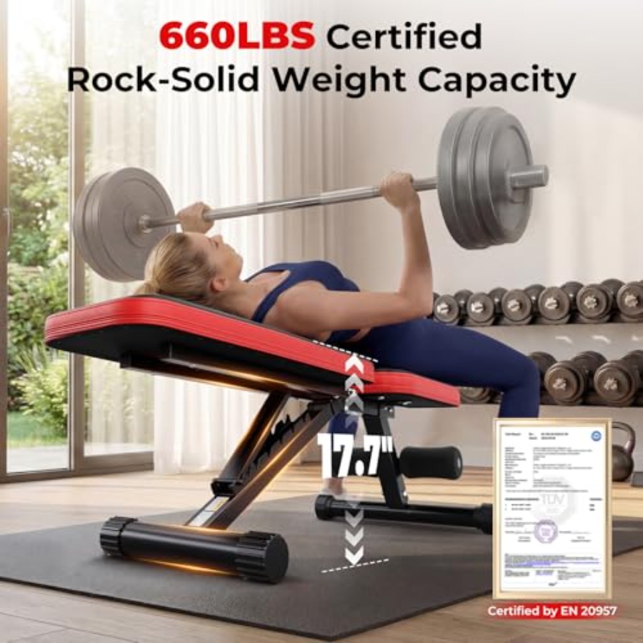 Regulowana ławka do ćwiczeń w  – Home Gym Design recenzja i cena